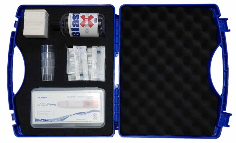 Bresle Test Kit inside open case
